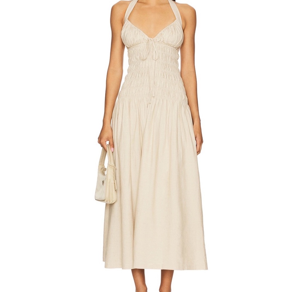 Tularosa - Liya Midi Dress (Natural)